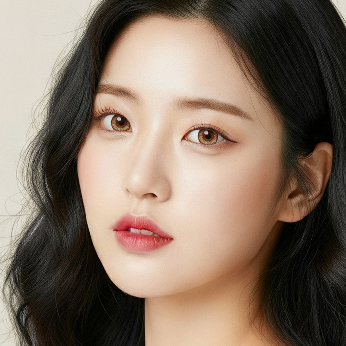 カラコン通販の乱視でおすすめの度ありシャンパンブラウン