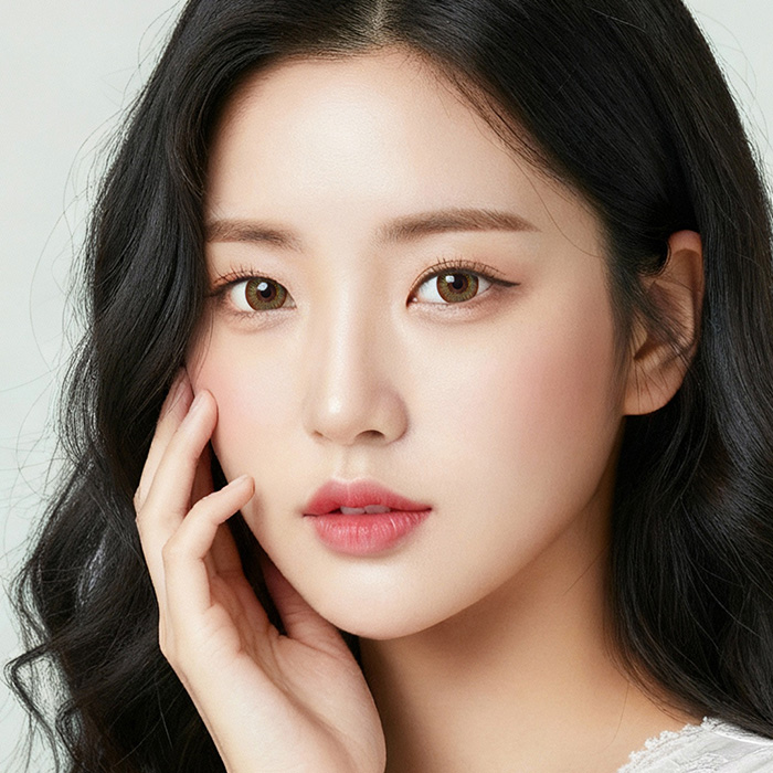 カラコン通販の乱視でおすすめの度ありシャンパングリーン