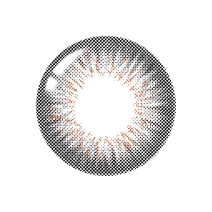 カラコン通販で人気の度ありファンシア シルバーグレー拡大①