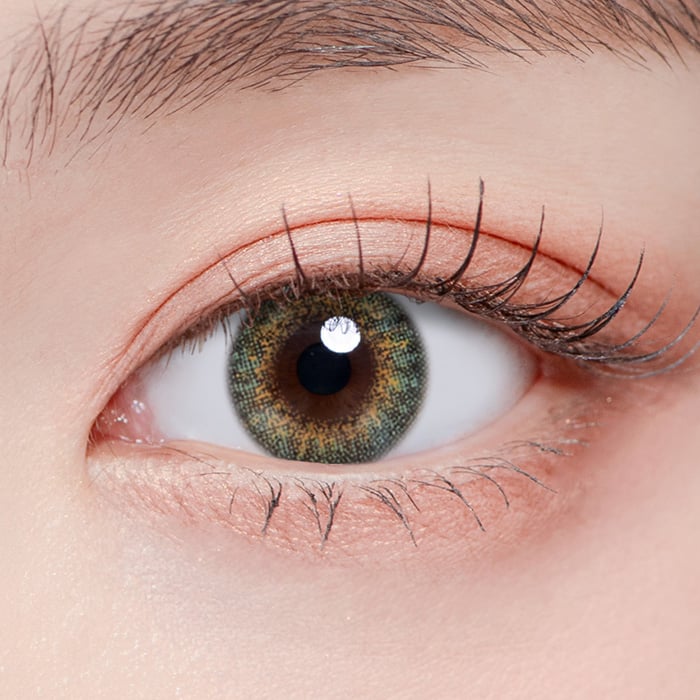 カラコン通販で人気のハーフアイミューズグリーン