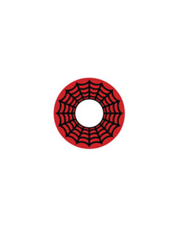 [コスプレ用カラコン] [078] Red Spider Web 装着時